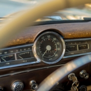 Front dashboard of a vehicle.