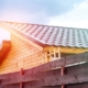 Residential rooftop.